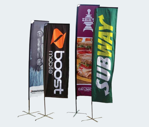 Rectangle Flag Banners Printing Services Orlando