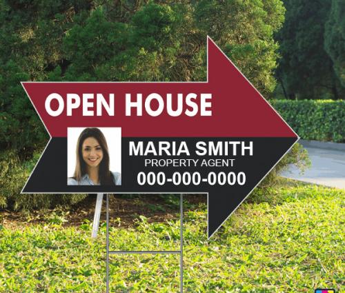 Custom Open House Signs