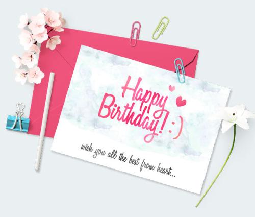 Happy Birthday Greet Card Printing