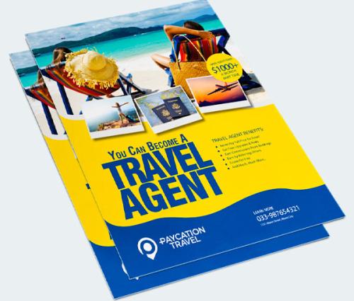 Travel Agent Business Flyer Printing