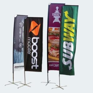 Rectangle Flag Banner Printing in Florida