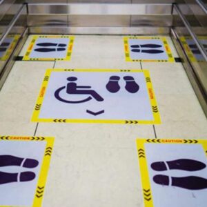 Escalator Floor Graphics Printing